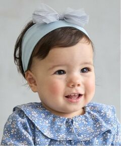 petit main / プティマイン ベビー・キッズグッズ | チュールリボンつきヘアバンド