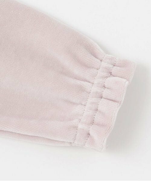 petit main / プティマイン ロンパース | 花柄衿フリル2WAYオール | 詳細4