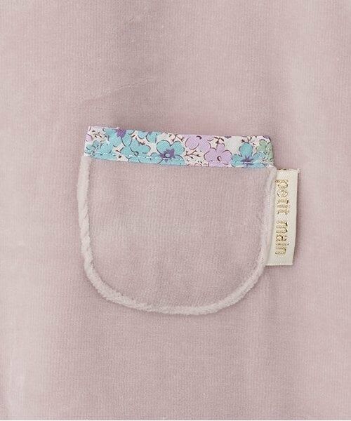 petit main / プティマイン ロンパース | 花柄衿フリル2WAYオール | 詳細5