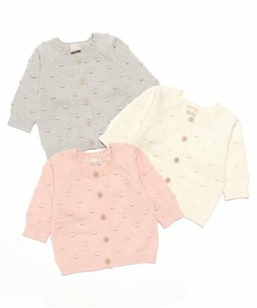 petit main / プティマイン ベビー・キッズウエア | ポコポコカーディガン | 詳細12
