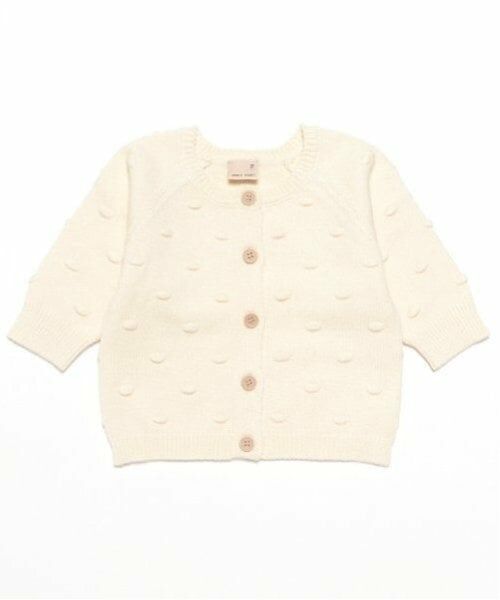 petit main / プティマイン ベビー・キッズウエア | ポコポコカーディガン | 詳細5