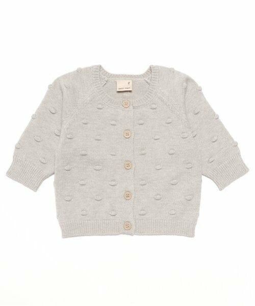 petit main / プティマイン ベビー・キッズウエア | ポコポコカーディガン | 詳細6