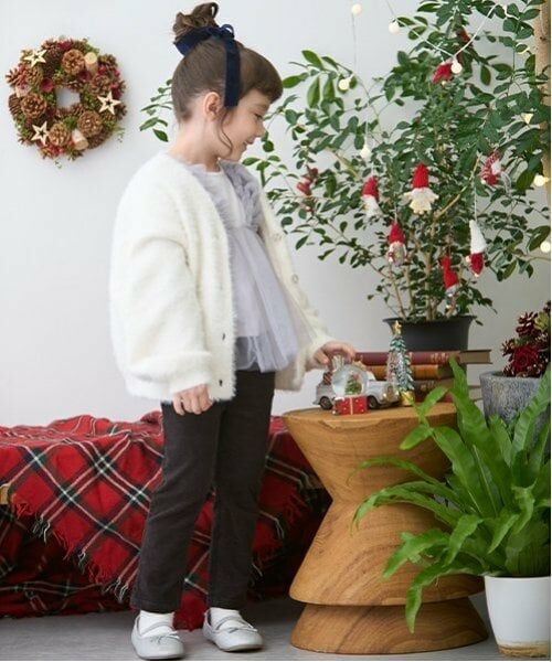 petit main / プティマイン その他パンツ | 【リンク】コーデュロイストレートパンツ(キッズ) | 詳細2