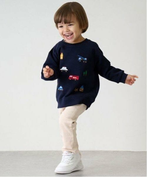 petit main / プティマイン その他パンツ | 【リンク】コーデュロイストレートパンツ(キッズ) | 詳細4