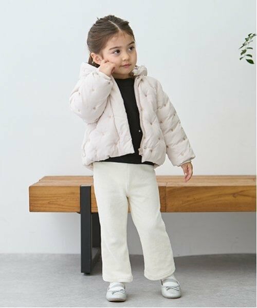 petit main / プティマイン その他パンツ | カットコールフレアパンツ | 詳細1