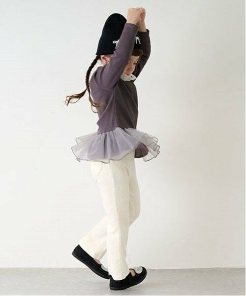 petit main / プティマイン その他パンツ | カットコールフレアパンツ | 詳細5