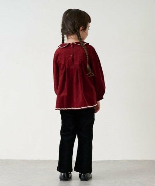 petit main / プティマイン その他パンツ | カットコールフレアパンツ | 詳細10