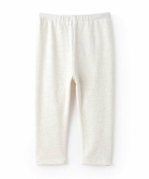 petit main / プティマイン レギンス・スパッツ | 【吸湿発熱/フワもちっと】レギンス(シロ杢)