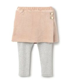 petit main / プティマイン ショート・ハーフ・半端丈パンツ | 【リンク】ハート釦レギつきスカート(キッズ)