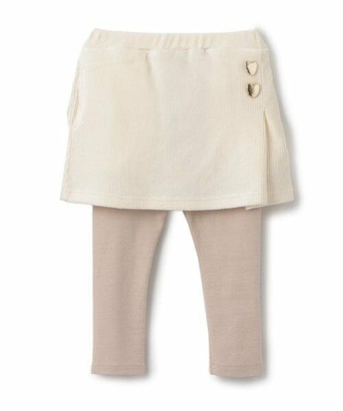 petit main / プティマイン ショート・ハーフ・半端丈パンツ | 【リンク】ハート釦レギつきスカート(キッズ) | 詳細12