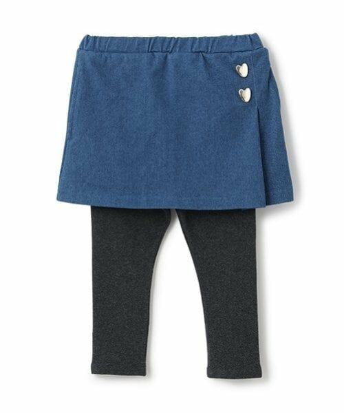 petit main / プティマイン ショート・ハーフ・半端丈パンツ | 【リンク】ハート釦レギつきスカート(キッズ) | 詳細13