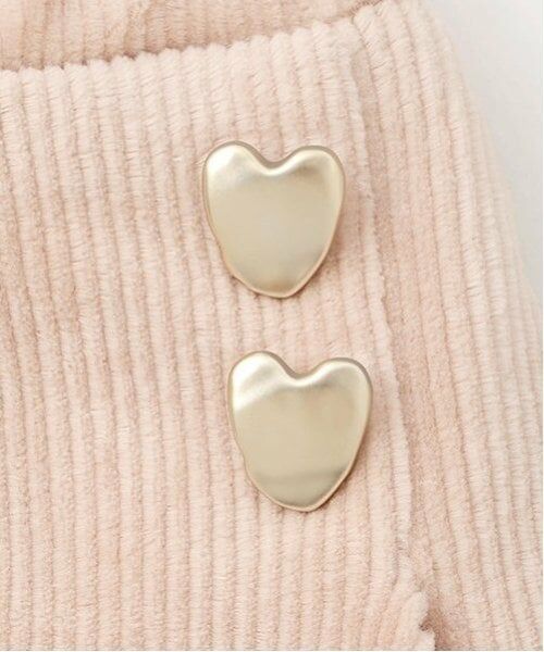 petit main / プティマイン ショート・ハーフ・半端丈パンツ | 【リンク】ハート釦レギつきスカート(キッズ) | 詳細17