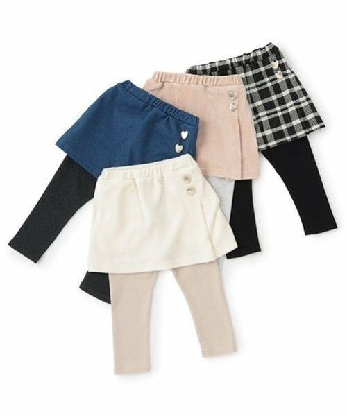 petit main / プティマイン ショート・ハーフ・半端丈パンツ | 【リンク】ハート釦レギつきスカート(キッズ) | 詳細23