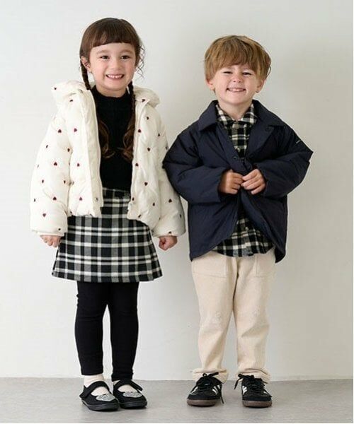 petit main / プティマイン ショート・ハーフ・半端丈パンツ | 【リンク】ハート釦レギつきスカート(キッズ) | 詳細4