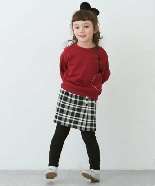 petit main / プティマイン ショート・ハーフ・半端丈パンツ | 【リンク】ハート釦レギつきスカート(キッズ) | 詳細6