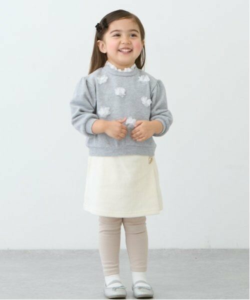 petit main / プティマイン ショート・ハーフ・半端丈パンツ | 【リンク】ハート釦レギつきスカート(キッズ) | 詳細8