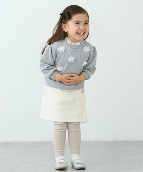 petit main / プティマイン ショート・ハーフ・半端丈パンツ | 【リンク】ハート釦レギつきスカート(キッズ) | 詳細9