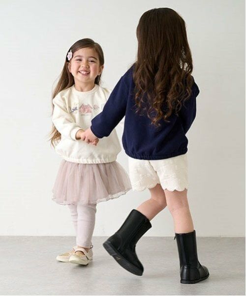 petit main / プティマイン ショート・ハーフ・半端丈パンツ | レギンスつきチュールスカート | 詳細10