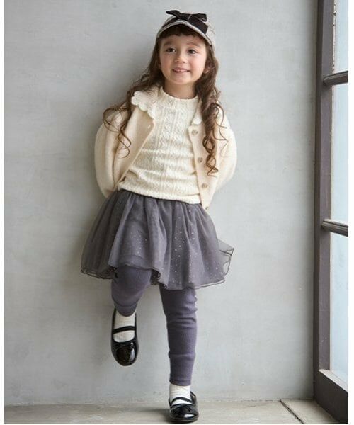 petit main / プティマイン ショート・ハーフ・半端丈パンツ | レギンスつきチュールスカート | 詳細15