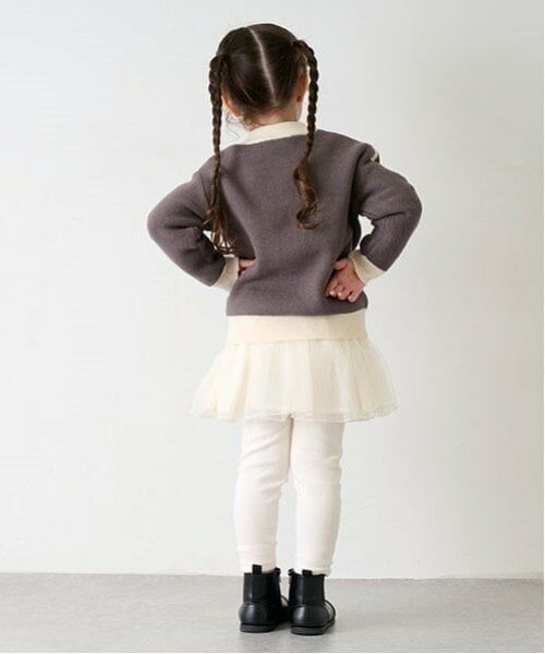 petit main / プティマイン ショート・ハーフ・半端丈パンツ | レギンスつきチュールスカート | 詳細5