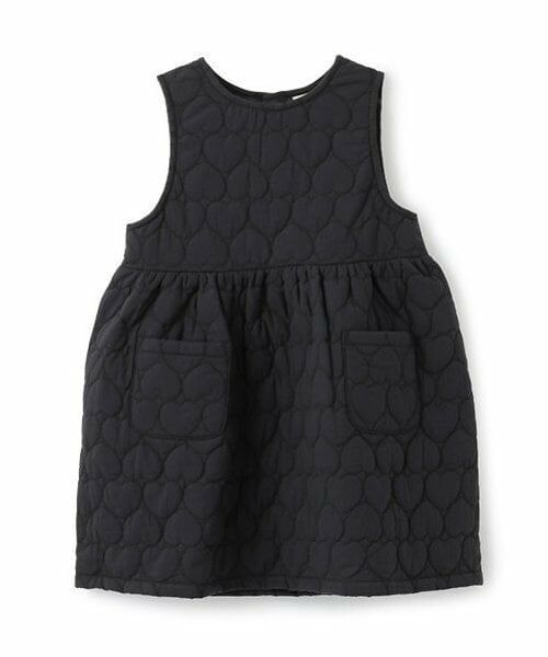 petit main / プティマイン ミニ丈・ひざ丈ワンピース | 【リンク】ハートキルティングジャンスカ(キッズ) | 詳細9