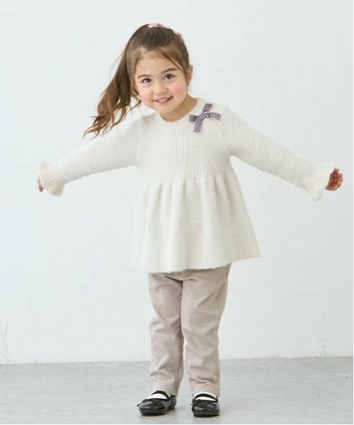 petit main / プティマイン その他パンツ | 【スマイルシリーズ】裏起毛パンツ(キッズサイズ) | 詳細1