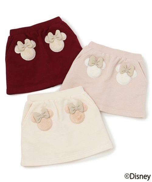 petit main / プティマイン ミニ・ひざ丈スカート | 【Disney】ファーモチーフスカパン | 詳細11