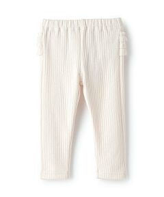 petit main / プティマイン レギンス・スパッツ | 裏起毛バックフリルレギンス