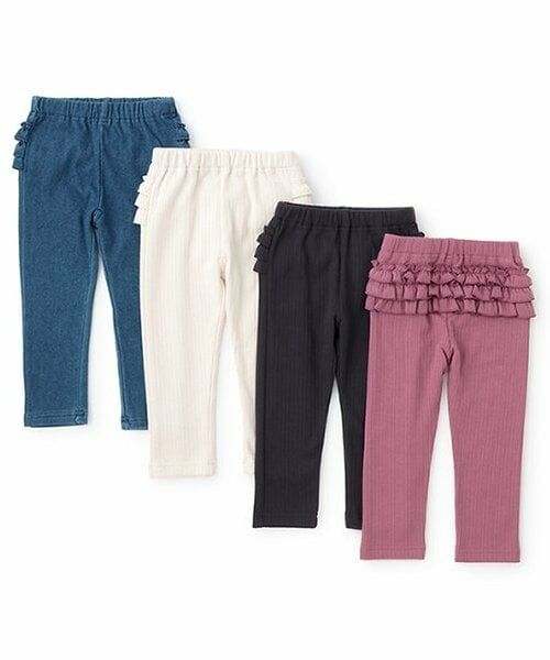 petit main / プティマイン レギンス・スパッツ | 裏起毛バックフリルレギンス | 詳細10