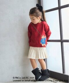 petit main / プティマイン ショート・ハーフ・半端丈パンツ | ニットプリーツスカート