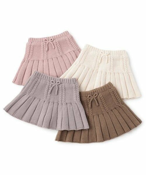 petit main / プティマイン ショート・ハーフ・半端丈パンツ | ニットプリーツスカート | 詳細20