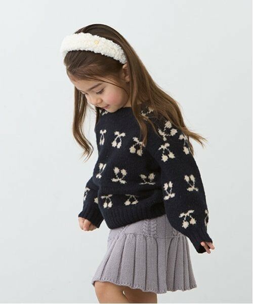 petit main / プティマイン ショート・ハーフ・半端丈パンツ | ニットプリーツスカート | 詳細3