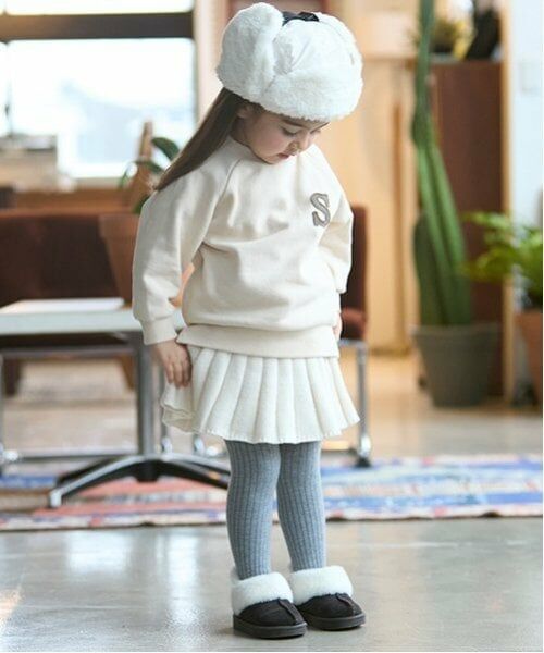 petit main / プティマイン ショート・ハーフ・半端丈パンツ | ニットプリーツスカート | 詳細6