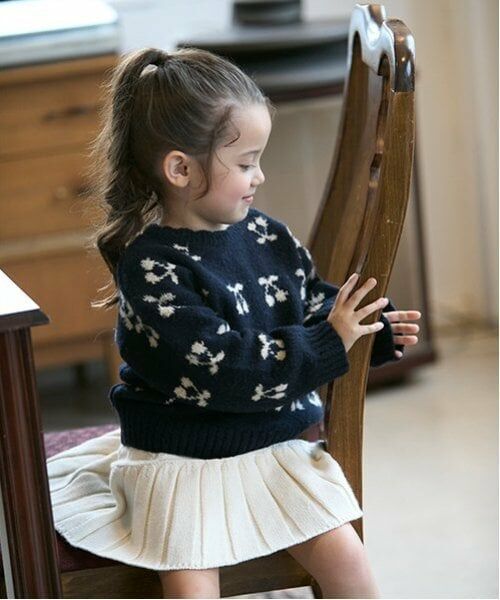 petit main / プティマイン ショート・ハーフ・半端丈パンツ | ニットプリーツスカート | 詳細9