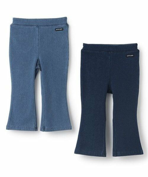 petit main / プティマイン その他パンツ | 裏起毛カットデニムフレアパンツ | 詳細14