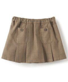 petit main / プティマイン ショート・ハーフ・半端丈パンツ | 【リンク】チェックプリーツスカパン(キッズ)