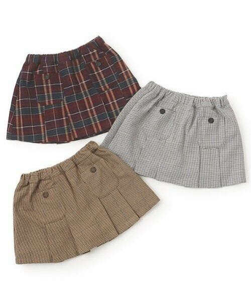petit main / プティマイン ショート・ハーフ・半端丈パンツ | 【リンク】チェックプリーツスカパン(キッズ) | 詳細13