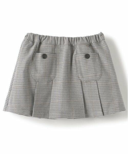 petit main / プティマイン ショート・ハーフ・半端丈パンツ | 【リンク】チェックプリーツスカパン(キッズ) | 詳細4