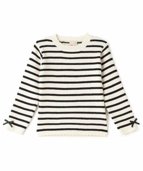 petit main / プティマイン ニット・セーター | 【リンク】フワもちっとリブニット(キッズ)（マルチ）