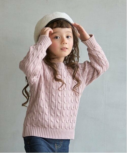 petit main / プティマイン ニット・セーター | 【リンク】コットンニット(キッズ) | 詳細1