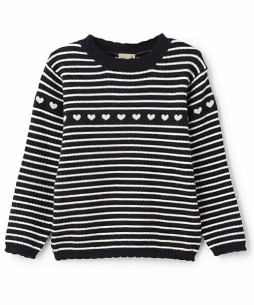 petit main / プティマイン ニット・セーター | 【フワもちっと】ハートリブニット | 詳細9