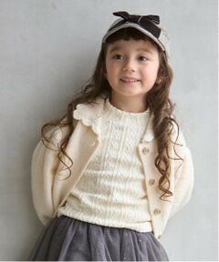 petit main / プティマイン Tシャツ | 【シアバター】ジャガードハイネック長T