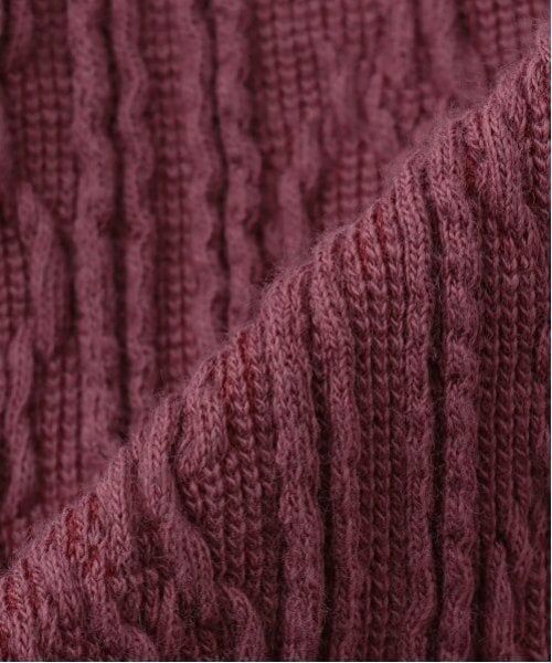 petit main / プティマイン Tシャツ | 【シアバター】ジャガードハイネック長T | 詳細11