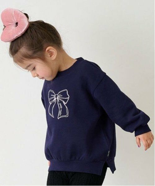 petit main / プティマイン スウェット | 【プティプラ】girlsトレーナー(キッズサイズ) | 詳細1