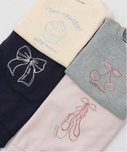 petit main / プティマイン スウェット | 【プティプラ】girlsトレーナー(キッズサイズ) | 詳細12