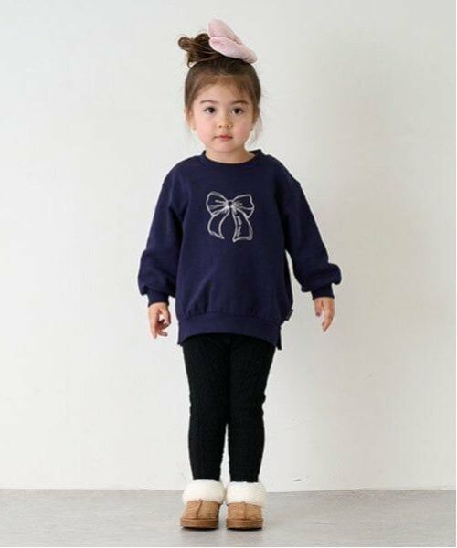 petit main / プティマイン スウェット | 【プティプラ】girlsトレーナー(キッズサイズ) | 詳細3