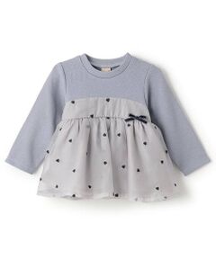 petit main / プティマイン その他トップス | 【リンク】ハート刺しゅうチュニック(キッズ)