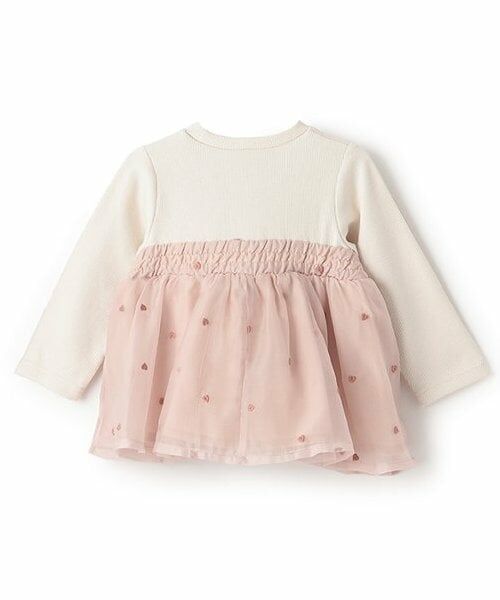 petit main / プティマイン その他トップス | 【リンク】ハート刺しゅうチュニック(キッズ) | 詳細1