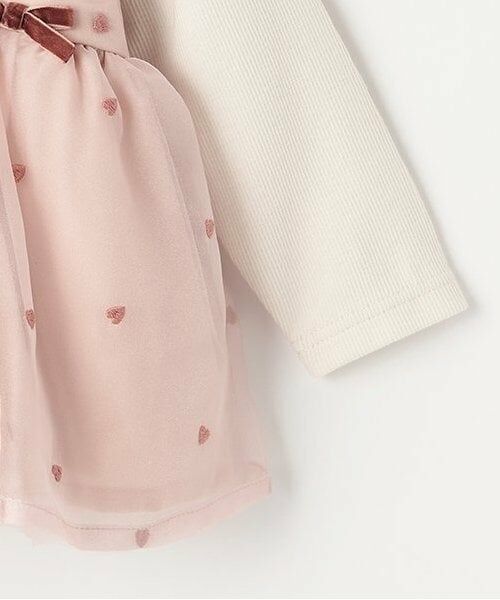 petit main / プティマイン その他トップス | 【リンク】ハート刺しゅうチュニック(キッズ) | 詳細4