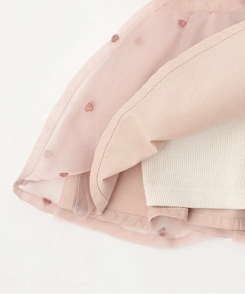 petit main / プティマイン その他トップス | 【リンク】ハート刺しゅうチュニック(キッズ) | 詳細5